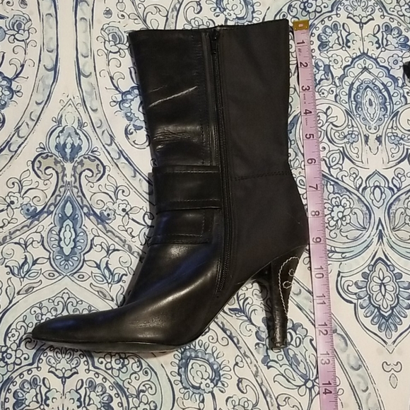 Nine West Black Heeled Booties *HOST PICK* - Picture 6 of 7